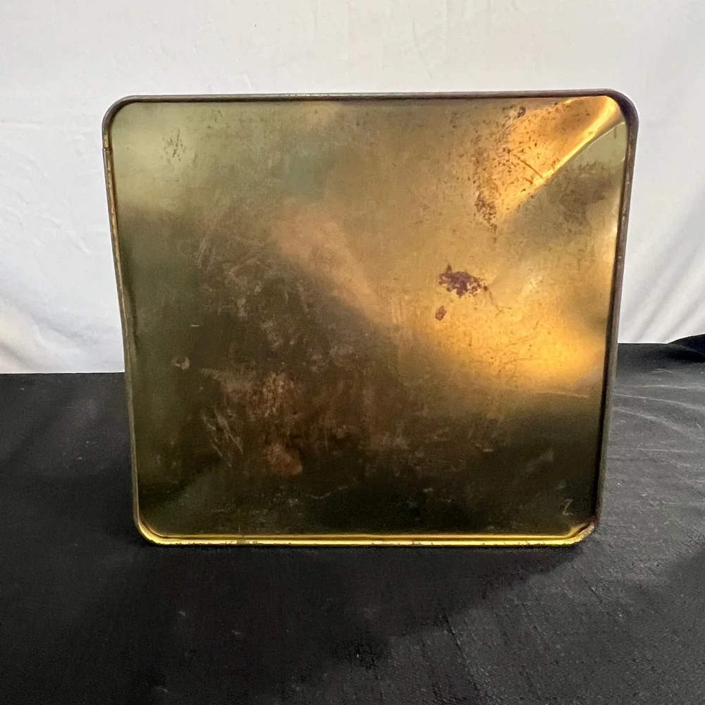 Vintage Lofthouse's Original Fisherman's Friend Nautical Metal Storage Tin 8.5